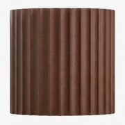 Aplique De Parede Led Em Alumínio Barein Castanho Café - Sklum