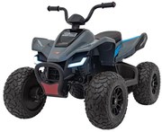 Moto 4 elétrica para crianças 12V 4x4 Mclaren Racing MCL 35, Controle remoto, Rodas Espuma EVA, assento couro ecológico Cinzenta