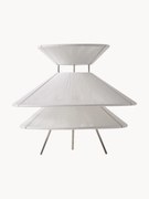 Candeeiro de mesa em linho regulável Kiku