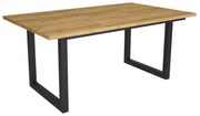 Mesa de sala de jantar | 8 pessoas | 170 | Robusto e estável graças à sua estrutura e pernas sólidas | Ideal para reuniões familiares | Oak | Estilo i