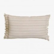 Almofada Retangular 30x50 Cm Em Algodão Mawerit Cores Naturais - Sklum