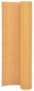 vidaXL Cerca de jardim dupla face 110x400 cm amarelo