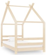 vidaXL Estrutura de cama para crianças 80x160 cm pinho maciço