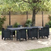 vidaXL Mesa de Jardim Antracite 300 x 100 x 73 cm em Rattan Sintético