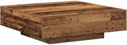 vidaXL Mesa de centro Madeira Antiga 100 x 100 x 31 cm
