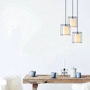 Chandelier Swank – Preto – 35 cm de diâmetro, 113 cm de altura