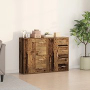 Buffets 2 pcs Madeira Velha 60x31x84 cm Madeira Engenharia