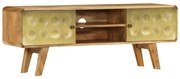 vidaXL Móvel de TV madeira de mangueira maciça 120x30x45 cm