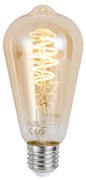 Lâmpada LED E27 regulável Smart ST64 âmbar 4,9W 320 lm 2500K Zigbee