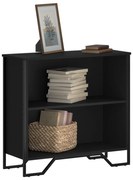 vidaXL Estante 80x31x74,5 cm derivados de madeira preto