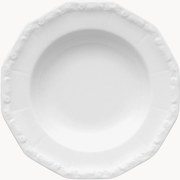 Prato de sopa em porcelana Maria White