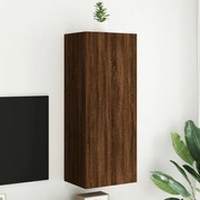 vidaXL Móvel parede TV 40,5x30x102 cm deriv. madeira carvalho castanho