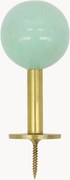 Cabides de parede em metal artesanal Ball, conjunto de 2