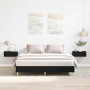 vidaXL Estrutura de Cama Carvalho Preto 150x200 cm Madeira Engenharia