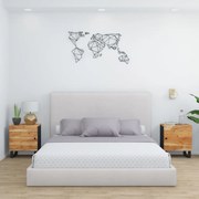 vidaXL Mesas de cabeceira 2 pcs 40x33x46 cm madeira de acácia maciça