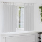vidaXL Cortinas Blackout com Argolas 2 pcs Cinza Claro 175 x 140 cm