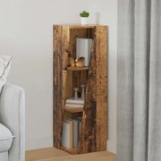 vidaXL Prateleira Lateral Madeira antiga 33 x 32 x 100,5 cm