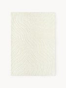 Tapete em lã artesanal com relevo Aaron