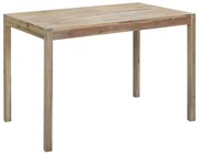vidaXL Mesa de jantar 120x70x75 cm madeira de acácia maciça