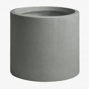 Vaso De Cimento Aurevi Ø45 Cm & Cinza Claro - Sklum