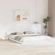 vidaXL Estrutura da Cama Branco 200 x 200 cm madeira