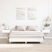 vidaXL Estrutura de cama sem colchão 140x200 cm branco