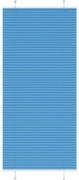 vidaXL Azul Plissada Cega 85x200 cm Largura Tecido 84,4 cm Poliéster