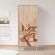 Guarda-roupa City – Multicolor – 80 cm x 190 cm x 45 cm