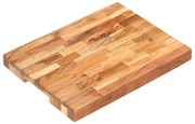 vidaXL Tábua de cortar 40x30x4 cm madeira de acácia maciça