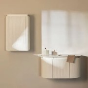 Conjunto De Móvel De Casa De Banho Em Madeira Carsone Branco & Branco & Sem Lavatório & Sem Espelho & Sem Torneira - Sklum