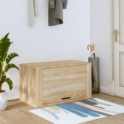 vidaXL Sapateira de parede 70x35x38 cm deriv. madeira carvalho sonoma