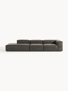 Chaise longue modular XL em pele Lennon