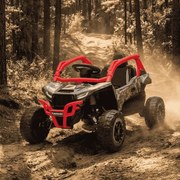 Buggy elétrico para Crianças Kawasaki 24V 4x4 TERYX KRX1000 Vermelho