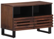 vidaXL Móvel de TV 70x34x46 cm madeira de mangueira maciça castanho