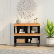 vidaXL Móvel de apoio 85x33x75 cm madeira de acácia maciça