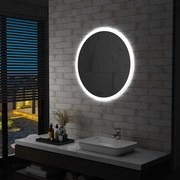 vidaXL Espelho LED para casa de banho 80 cm