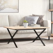 vidaXL Pernas para mesa de centro estrutura em X aço