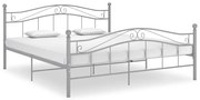 vidaXL Estrutura de cama 180x200 cm metal cinzento