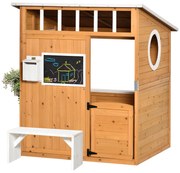 Casa Infantil de Madeira Casa de Brincar para Crianças acima de 3 Anos