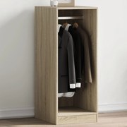 vidaXL Roupeiro 48x41x102 cm derivados de madeira carvalho sonoma