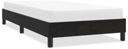 vidaXL Estrutura de cama sem colchão preto 80x220 cm Veludo