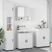 vidaXL Conjunto de Móveis para Banheiro 4 pcs Branco 61 x 35 x 64 cm
