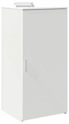 vidaXL Armário de arrumação 50x45x103,5 cm derivados de madeira branco