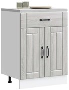 vidaXL Armário de cozinha baixo Lucca deriv. madeira cinzento sonoma