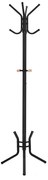 Cabide de metal estiloso SONGMICS com 12 ganchos, 176 cm, preto RCR17B