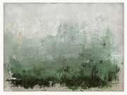 Quadro em tela artesanal New Story, com moldura de madeira