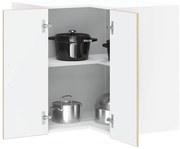 vidaXL Cozinha Armário de canto de parede Kalmar derivados de madeira