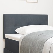 Cabeceira vidaXL Button Tufted Cinza Escuro 80 cm em Veludo