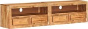 vidaXL Móveis de TV 2 pcs 88x30x40 cm madeira de acácia maciça