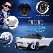 Carro Elétrico AUDI RS E-Tron GT para Crianças de 3-6 Anos Carro de Ba